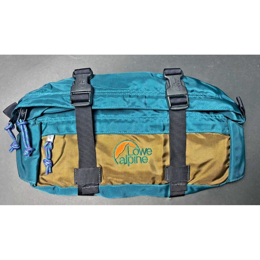 Lowe Alpine Hiking Waist Pack Fanny Bag Unisex Teal Buckle Grand Teton Mountain